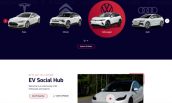 EV Universe full web design image