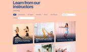 Evlo Fitness full web design image