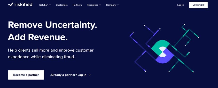 riskified landing page, ecommerce companies