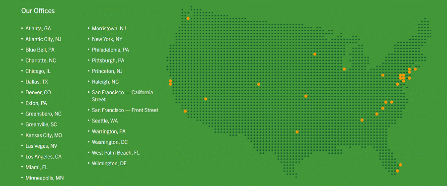 FoxRothschild map