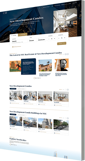 Web design company custom project for NewDevRev